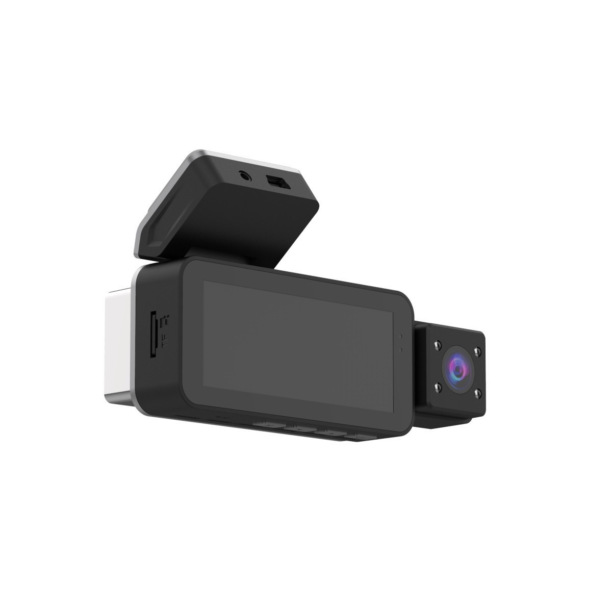 Cross-Border New Product Dash Cam HD Night Vision 1080P Triple Recording Dual Display WIFI Car Sharing Vehicle DVR_voghion.com