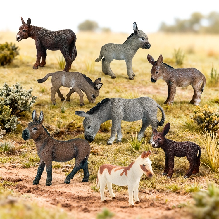 Tierfiguren Set Für Kinder Zur Kognitiven Simulation Bauernhof_voghion.com