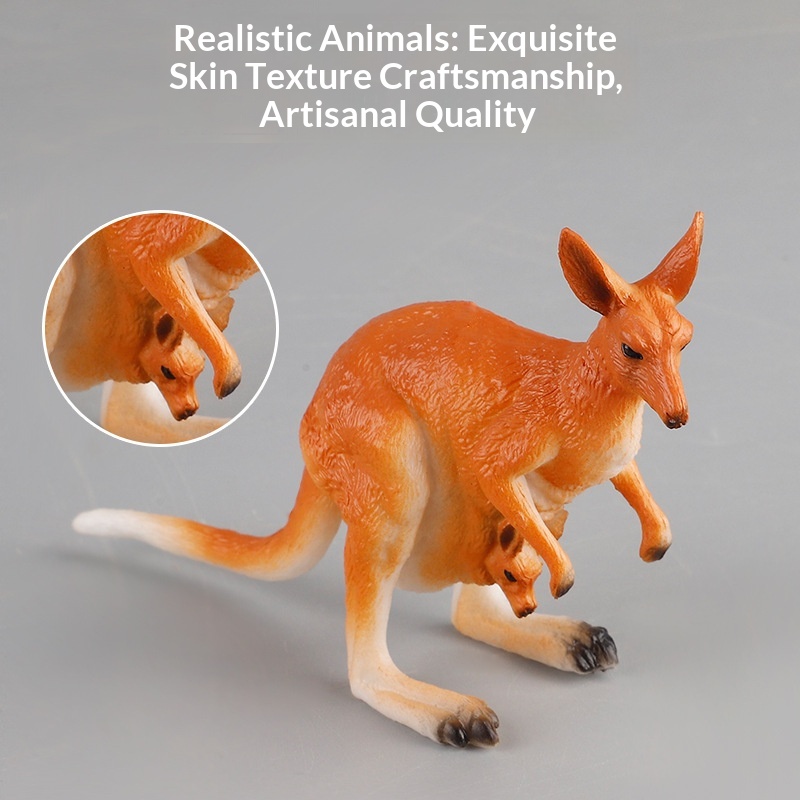Cross-Border New Educational Simulation Fort Wildlife Model Toy Early Education Cognitive Decoration Ornament Set_voghion.com