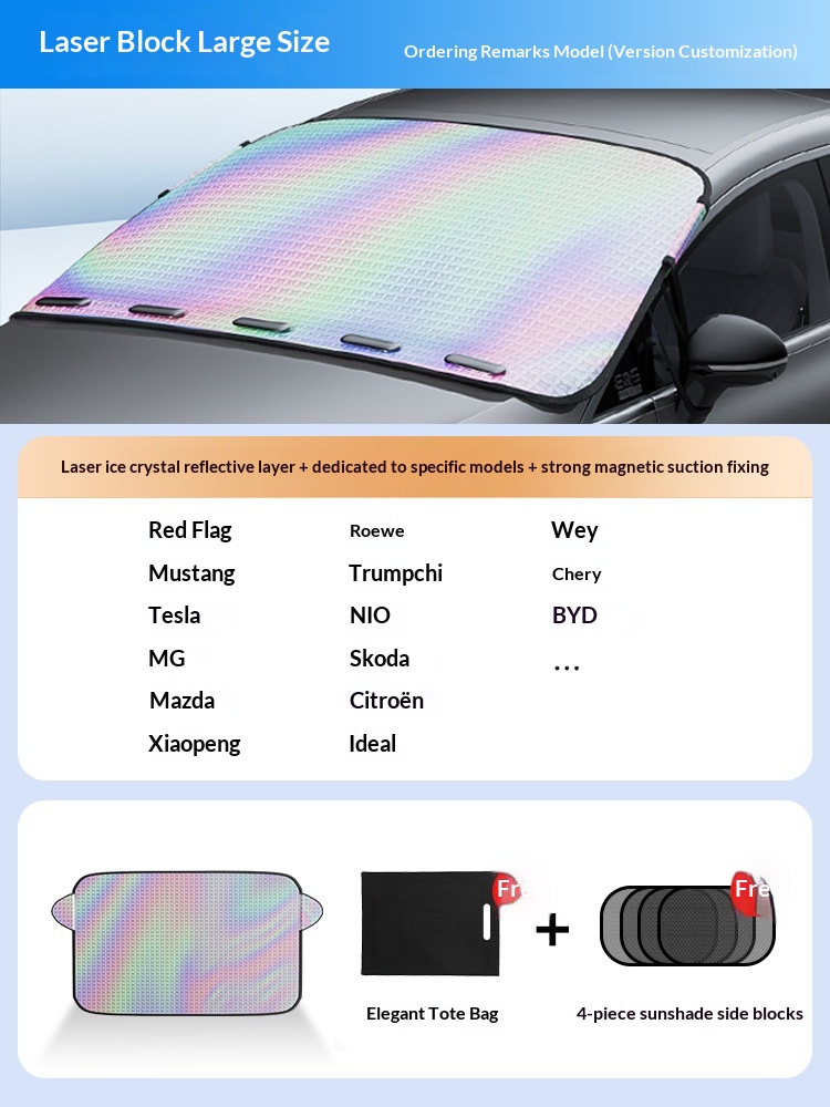 Türclip-Sonnenschutz, Frontscheiben-Sonnenschutz, Hitzeisolierung, Lichtundurchlässigkeit, Regenschirm, Auto-Vorhangbrett_voghion.com