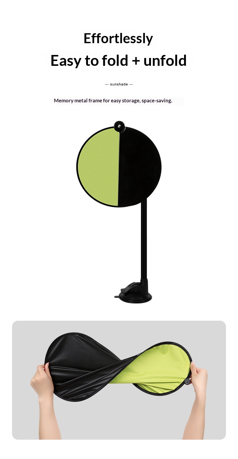 Parasole laterale anteriore per finestrino auto con isolamento termico a 360°, tendina oscurante._voghion.com