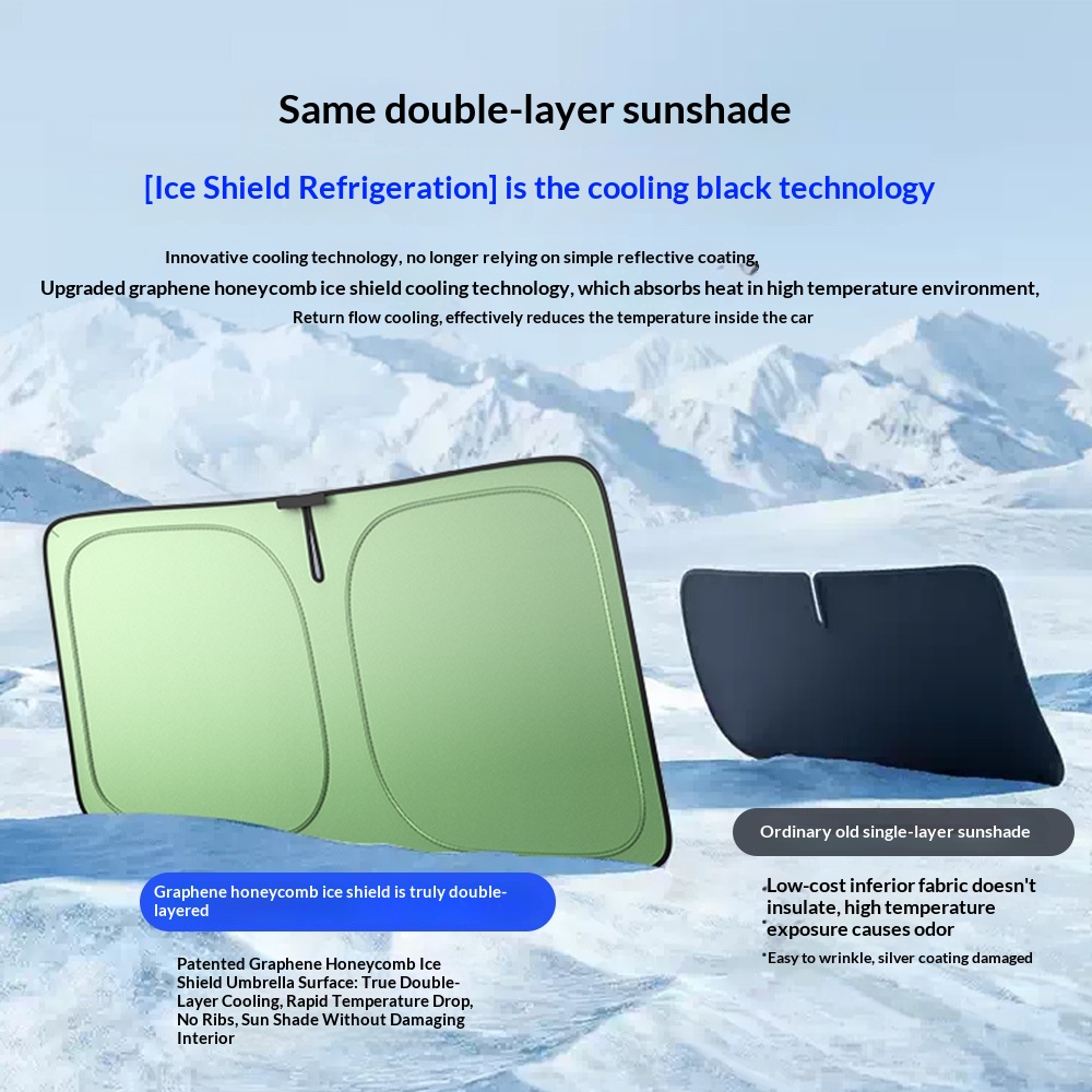 Tenda parasole estiva per parabrezza anteriore, protezione solare e isolamento termico, pannello, telo copriauto, tendina parasole interna per auto_voghion.com