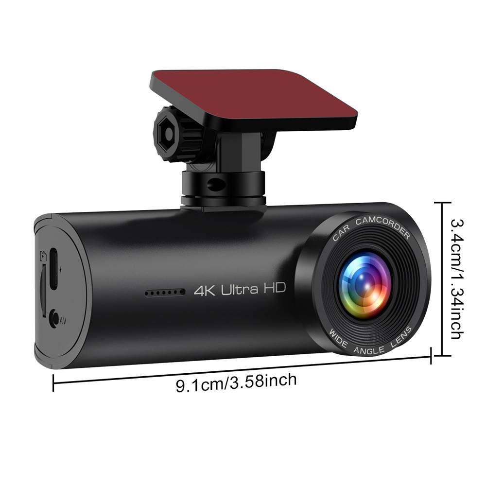 4k dashcam med front- og bagkamera wifi nattesyn gps_voghion.com