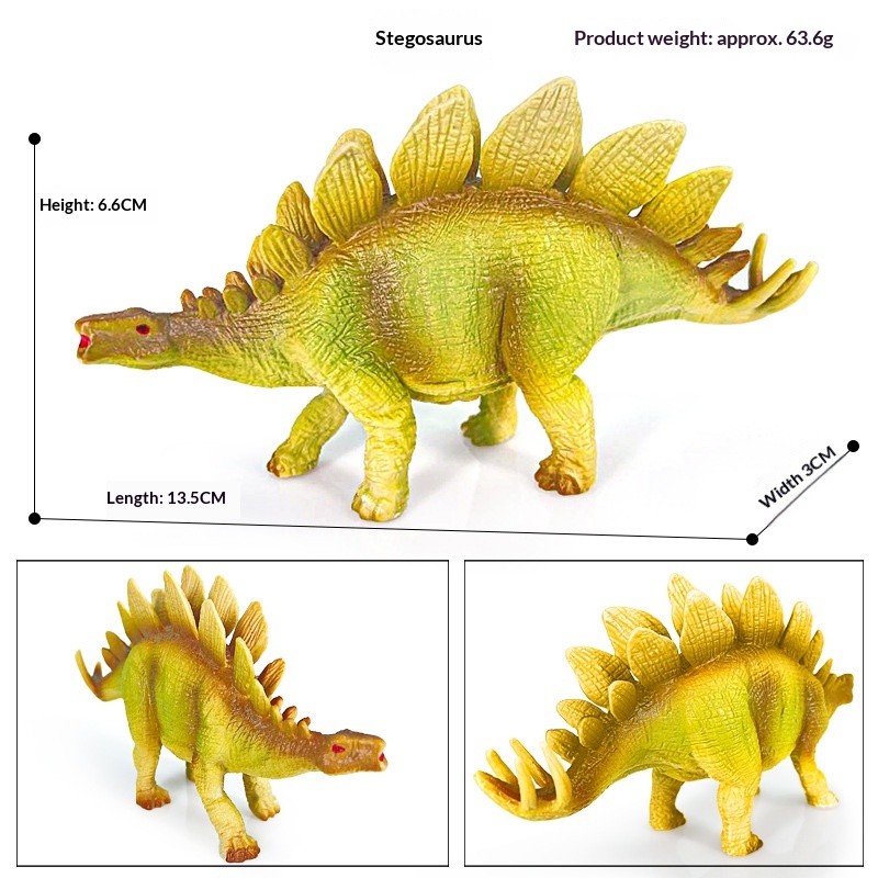 Cross-Border 2-13inch Hollow Plastic Large Animal Solid Simulation Dinosaur Model Ornament Toy Wholesale_voghion.com