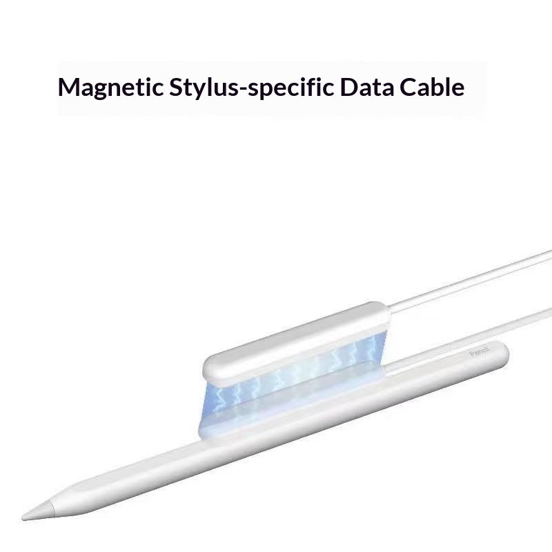 Stylet capacitif rechargeable compatible avec l'Apple Pencil 2e génération, stylet tactile à chargement magnétique sans fil_voghion.com