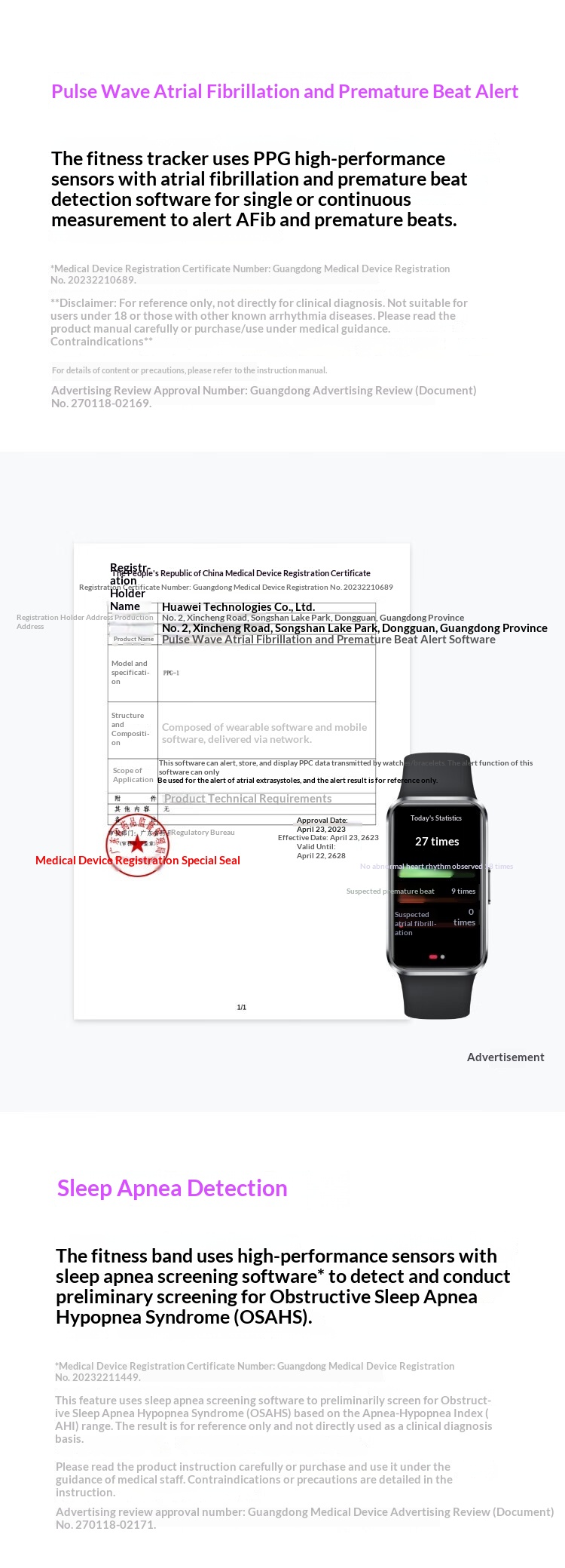 Huawei band 10 smartband med professionell sömnanalys_voghion.com