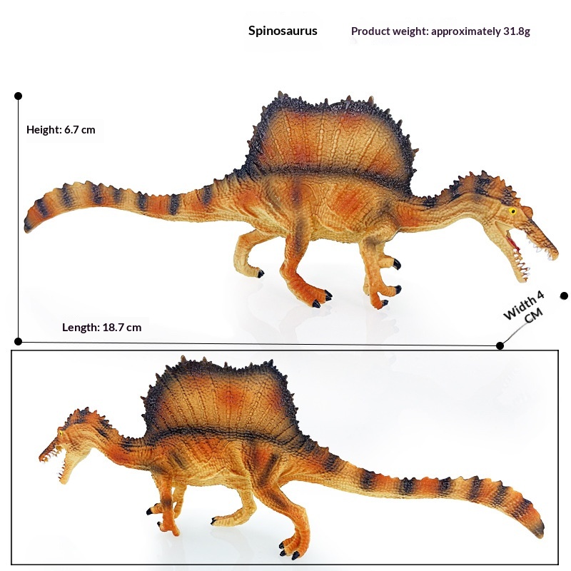 Cross-Border 2-13inch Hollow Plastic Large Animal Solid Simulation Dinosaur Model Ornament Toy Wholesale_voghion.com