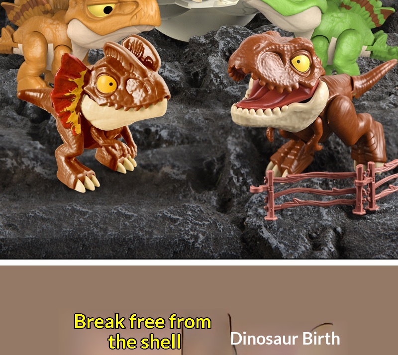 Uovo di dinosauro trasformabile figurina animale morde dito_voghion.com