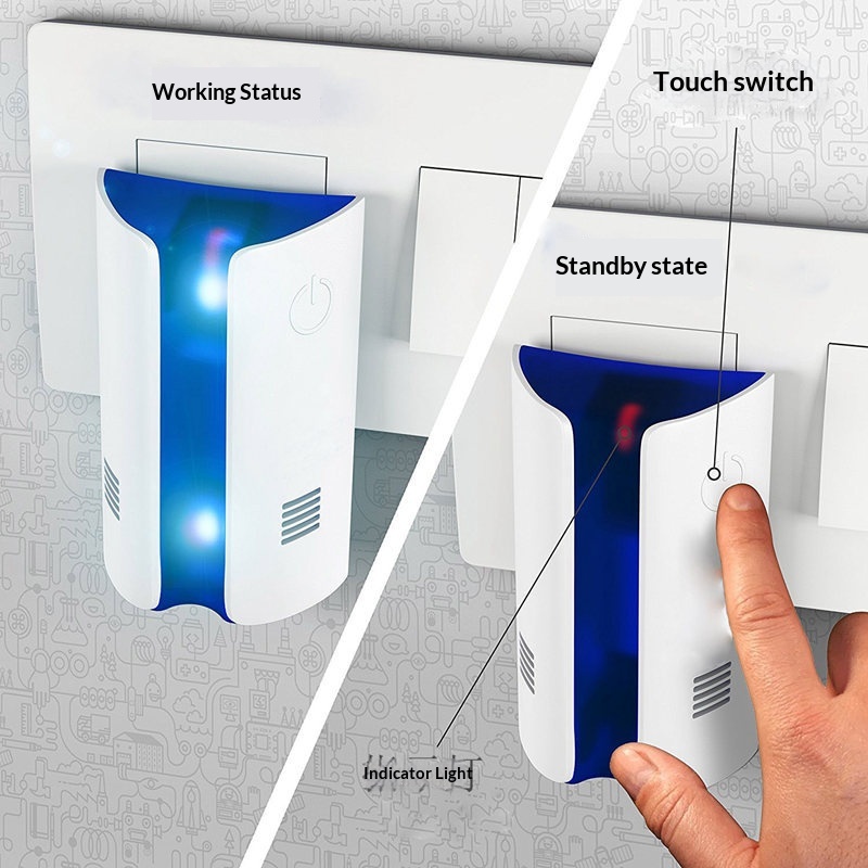 Ultrasonic Electromagnetic Electronic Killer Plug-in Mosquito Repellent Micro Light Wave Insect Mouse Repeller_voghion.com