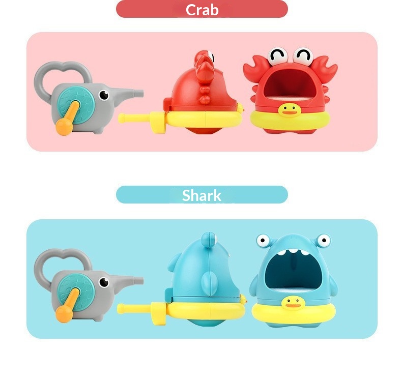 Krab bublinkovač hračka do vane pre deti a bábätká_voghion.com