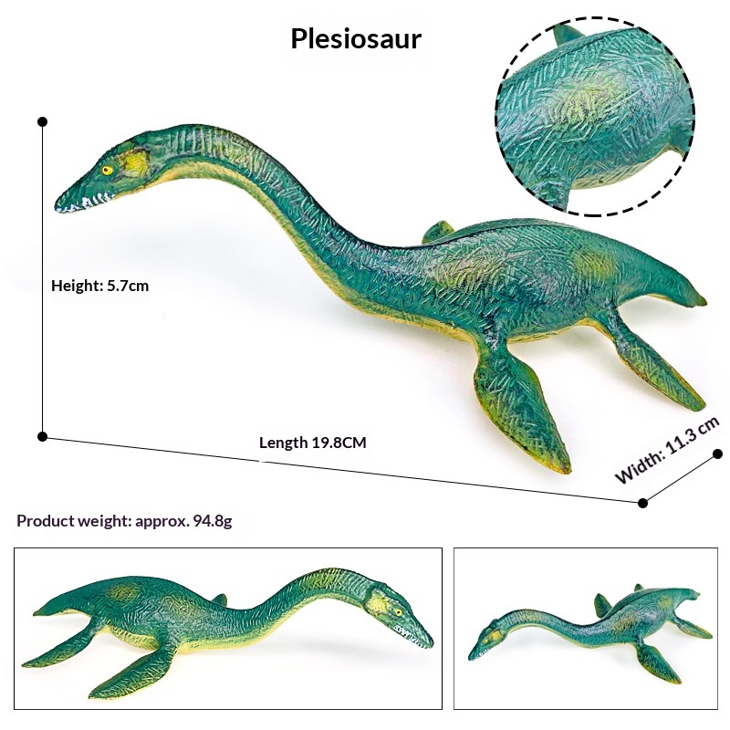 Cross-Border 2-13inch Hollow Plastic Large Animal Solid Simulation Dinosaur Model Ornament Toy Wholesale_voghion.com