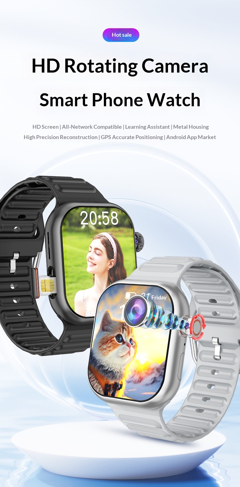 Smartwatch 4g per bambini con sim card e chiamate cellulari_voghion.com