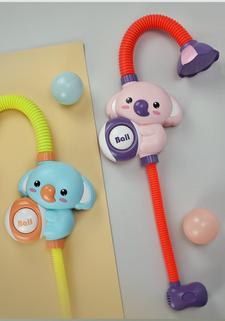 Gioco bagnetto elefantino con doccetta per bambini e neonato_voghion.com