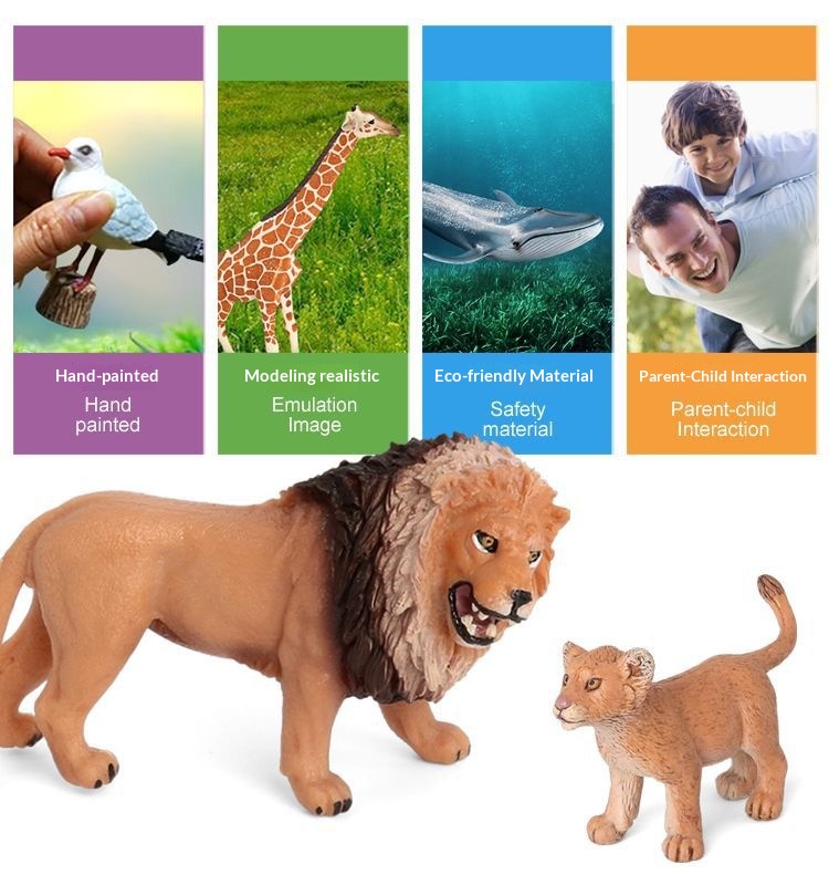 Simulation Wild Animal Model Bird Set Parrot Static Solid Cockatiel Children's Plastic Toy_voghion.com