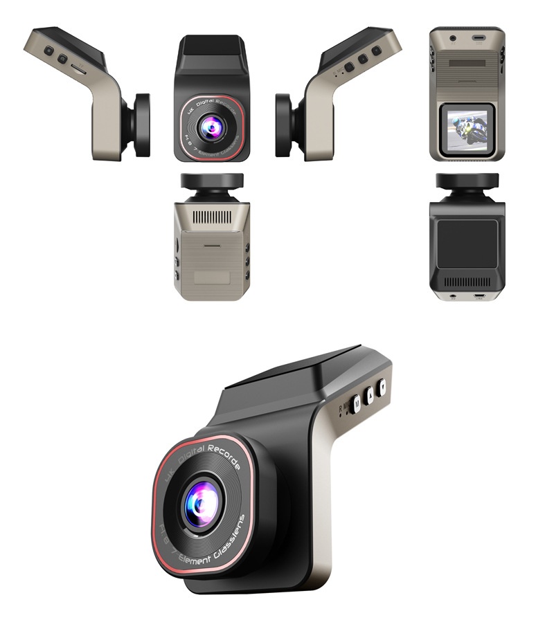 Dashcam 2k fram- och backkamera med parkeringsövervakning_voghion.com