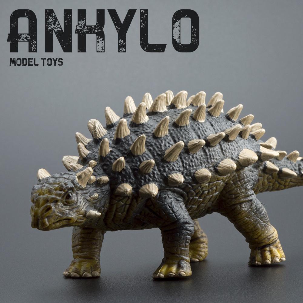 Cross-Border Realistic Dinosaur Model Solid Hard Plastic Animal World Jurassic Toy Ankylosaurus Figurine Gift_voghion.com
