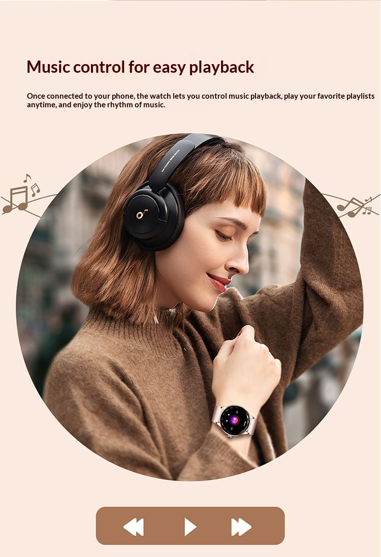 Cross-border NX23PRO Smart Bluetooth Call Information Push Multi-dial Multi-functional Women's Sports Watch_voghion.com