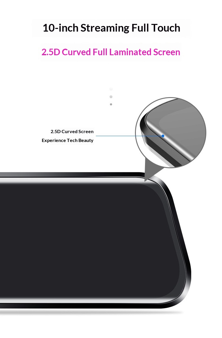 Dashcam specchietto retrovisore streaming media visione notturna_voghion.com