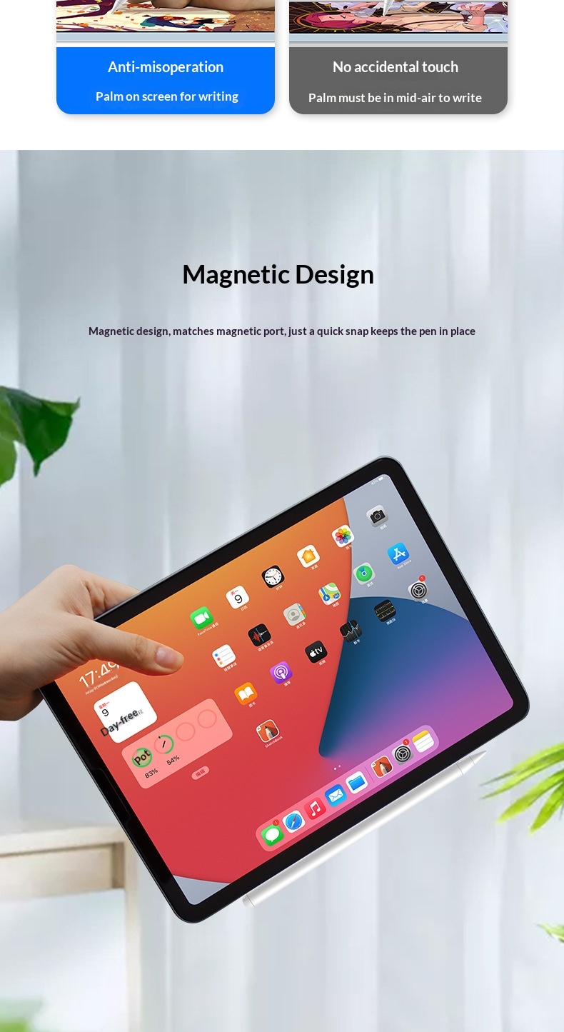 Pencil 2nd Generation Capacitive Suitable Tablets, Pen, And Is A Special Touch Screen Pen For Drawing_voghion.com