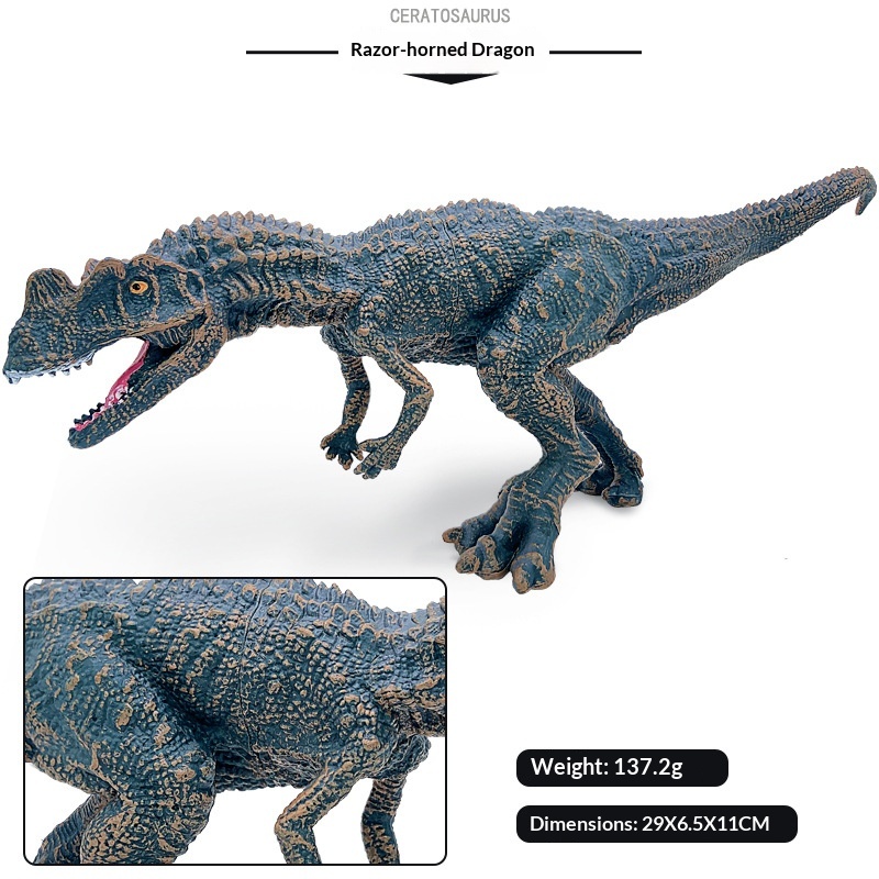 Cross-Border 2-13inch Hollow Plastic Large Animal Solid Simulation Dinosaur Model Ornament Toy Wholesale_voghion.com