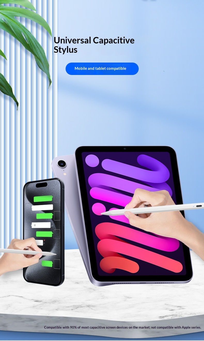 Stylet capacitif universel compatible avec les tablettes Huawei et les smartphones Android (certains modèles), stylet pour écrans tactiles._voghion.com