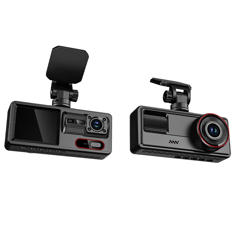 Dashcam 4k Mit Drei Linsen Front Und Heck Sowie Nachtsicht_voghion.com