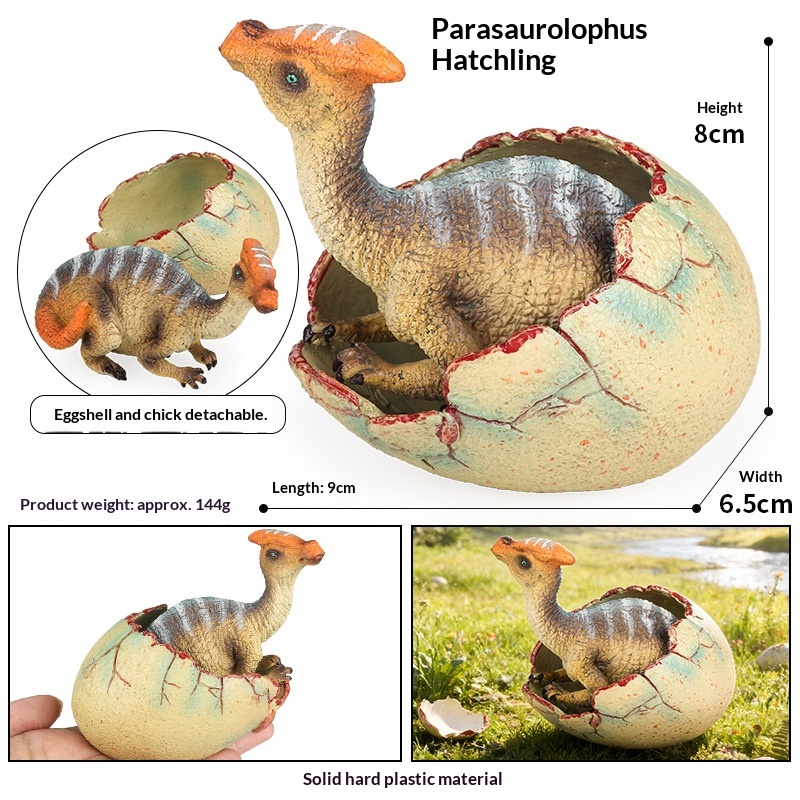 Dinosaur Egg Hatching Figure Realistic T-rex Spinosaurus Toy_voghion.com
