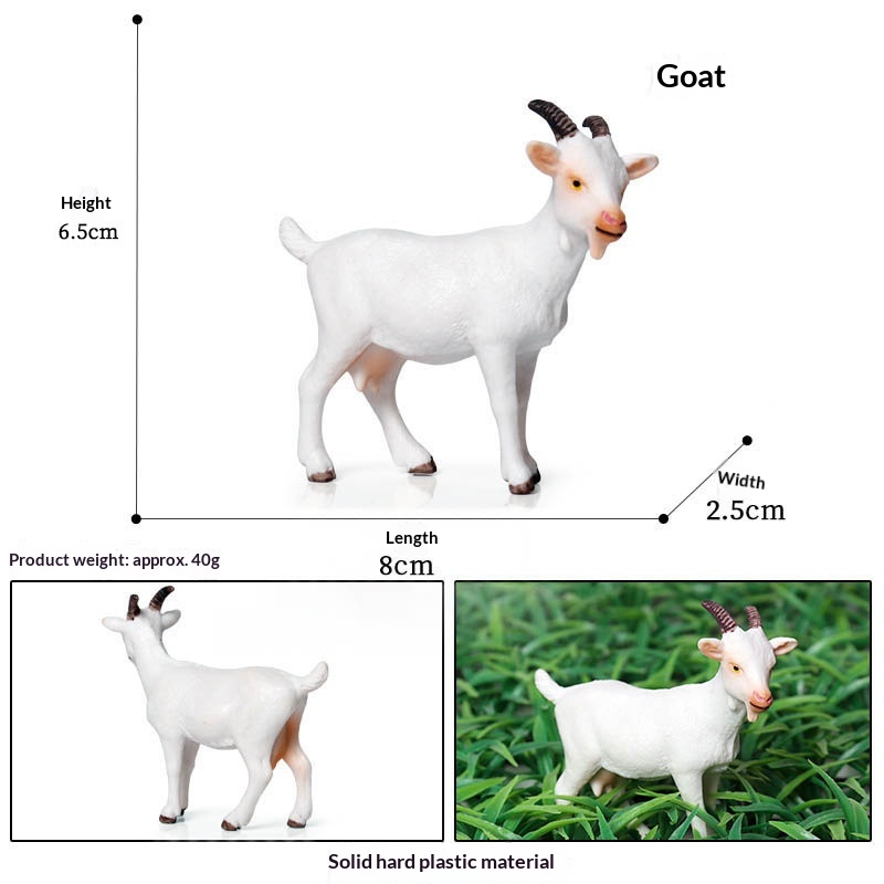 Tierfiguren Set Für Kinder Zur Kognitiven Simulation Bauernhof_voghion.com
