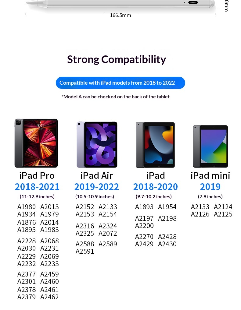 Pencil 2nd Generation Capacitive Suitable Tablets, Pen, And Is A Special Touch Screen Pen For Drawing_voghion.com