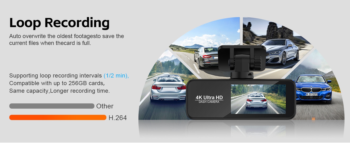 Dash cam 4k dual con gps vision nocturna gran angular y wifi_voghion.com