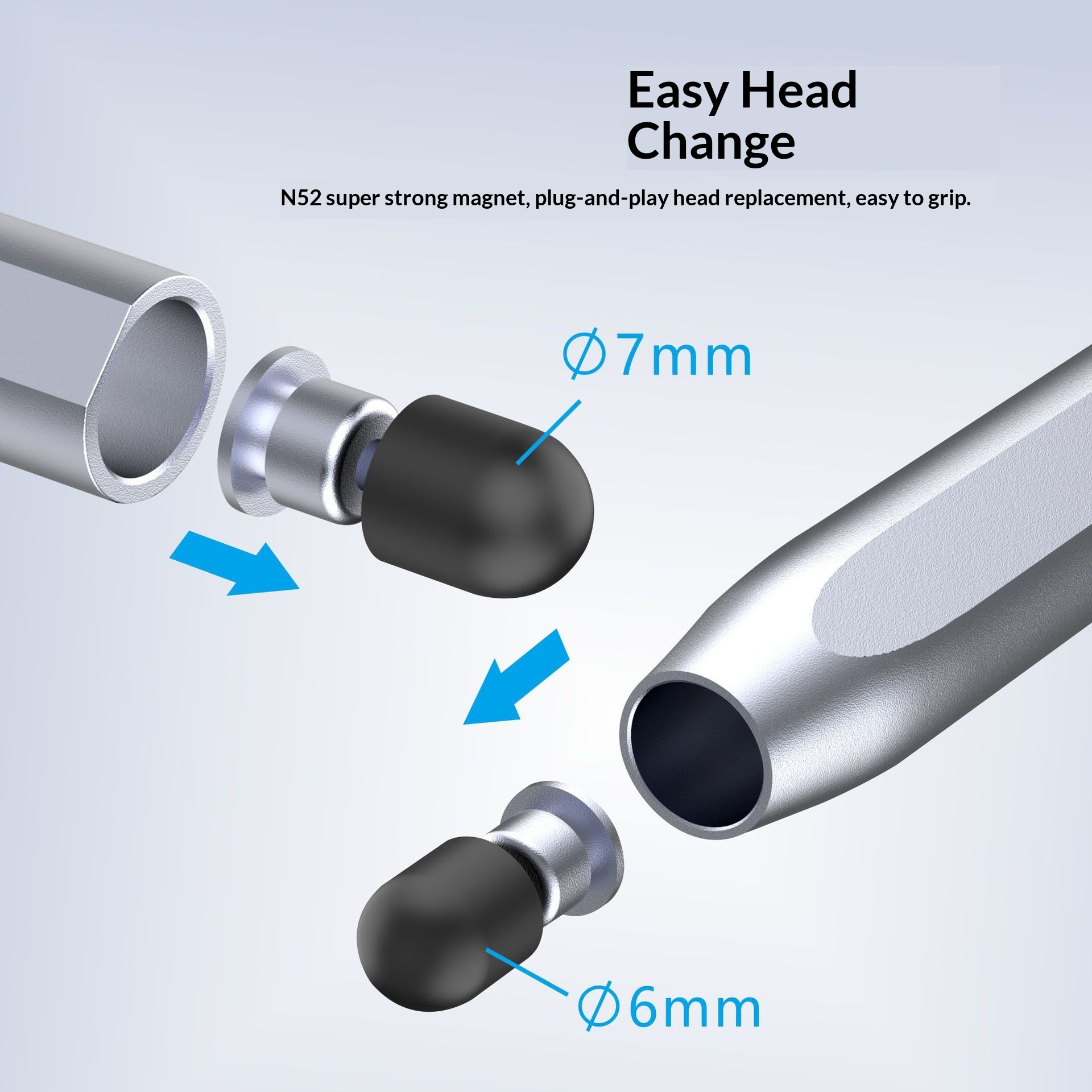 Compatible avec les téléphones Huawei, Xiaomi, tablettes, iPad, ordinateurs et appareils Android à écran tactile capacitif (dessin au stylet)._voghion.com