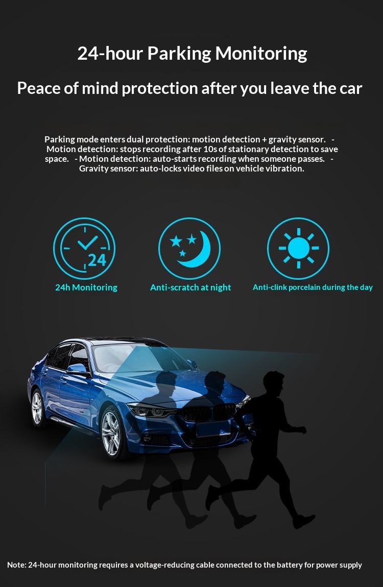 Dashcam specchietto retrovisore streaming media visione notturna_voghion.com