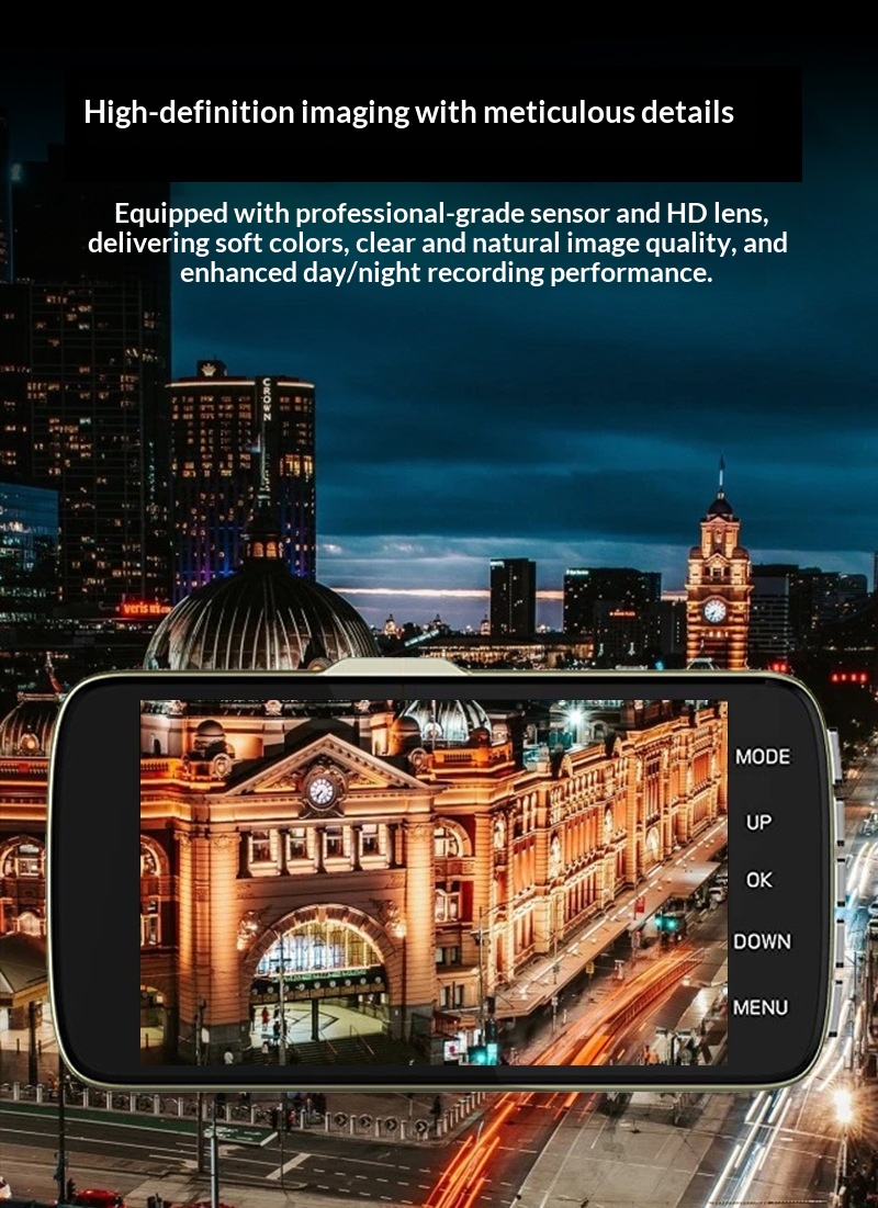 Dashcam Mit Front- Und Rückkamera Hd Nachtsicht Auto Dash Cam_voghion.com