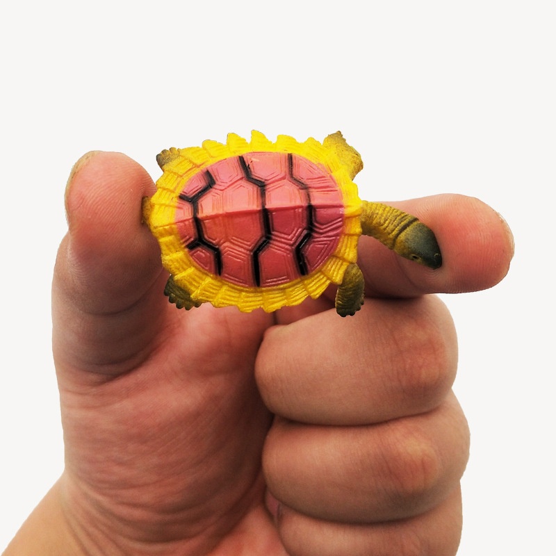 Modello simulato transfrontaliero, mini tartaruga giocattolo colorata, tartaruga alligatore, tartaruga marina, asilo nido per bambini_voghion.com