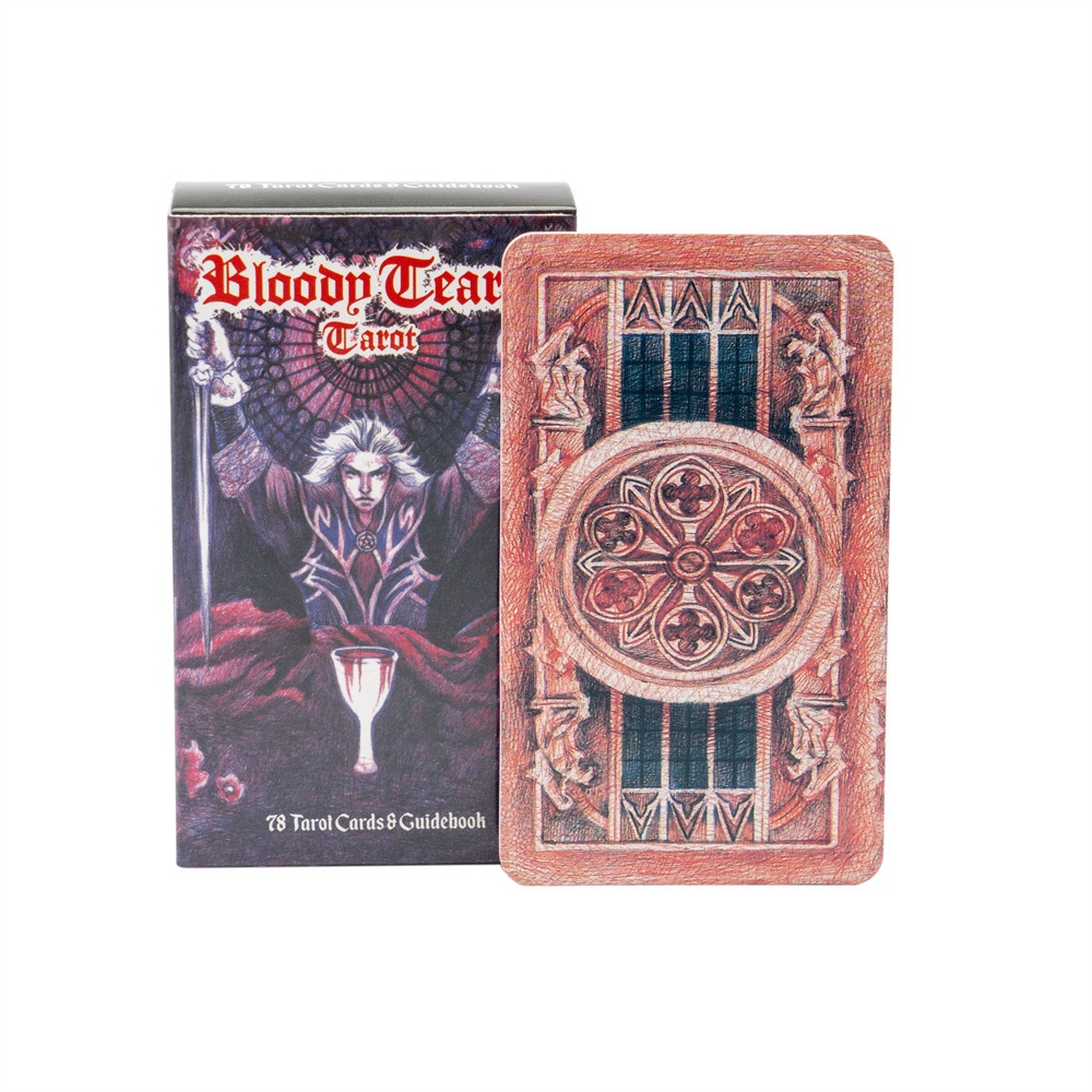 Tarocchi a tema vampiri e stile oscuro con lacrime di sangue._voghion.com