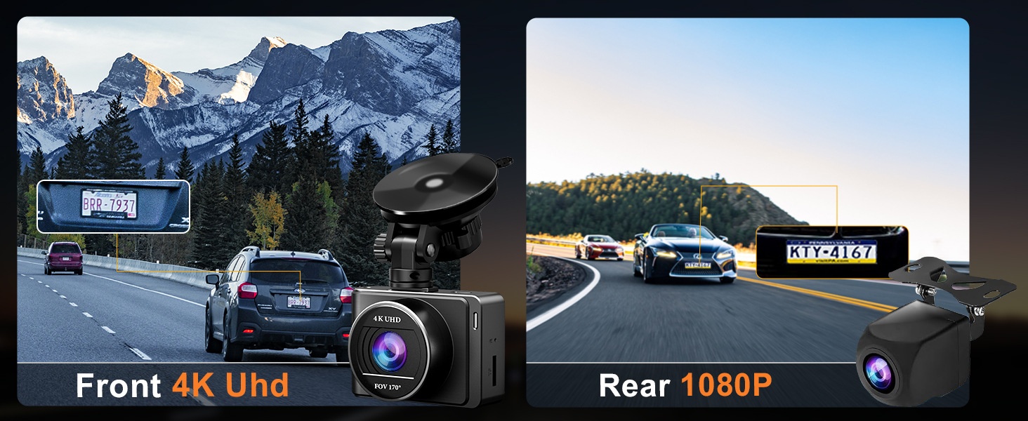 4k dual-dashcam met wifi en high-definition video recorder_voghion.com