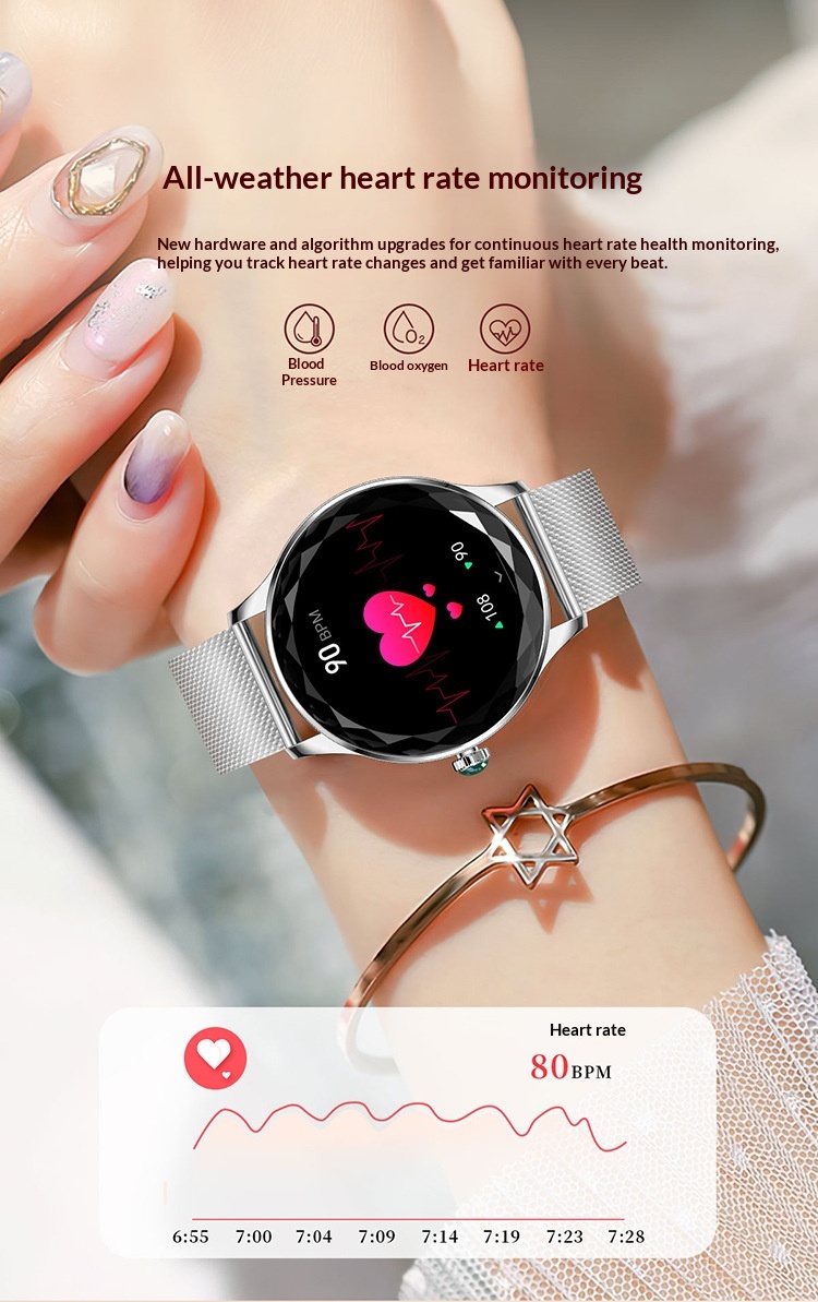 Cross-border NX23PRO Smart Bluetooth Call Information Push Multi-dial Multi-functional Women's Sports Watch_voghion.com