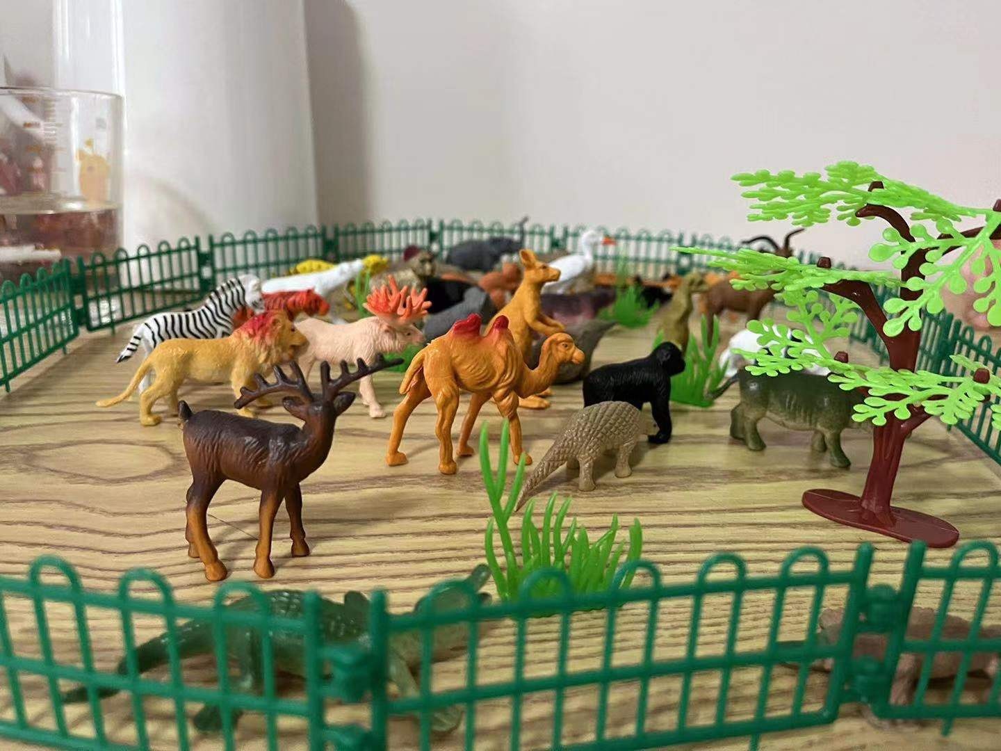 Realistic Wild Animal And Dinosaur Figure Set For Children_voghion.com