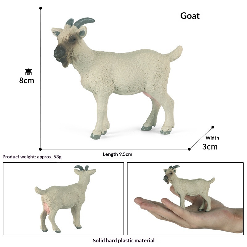 Tierfiguren Set Für Kinder Zur Kognitiven Simulation Bauernhof_voghion.com