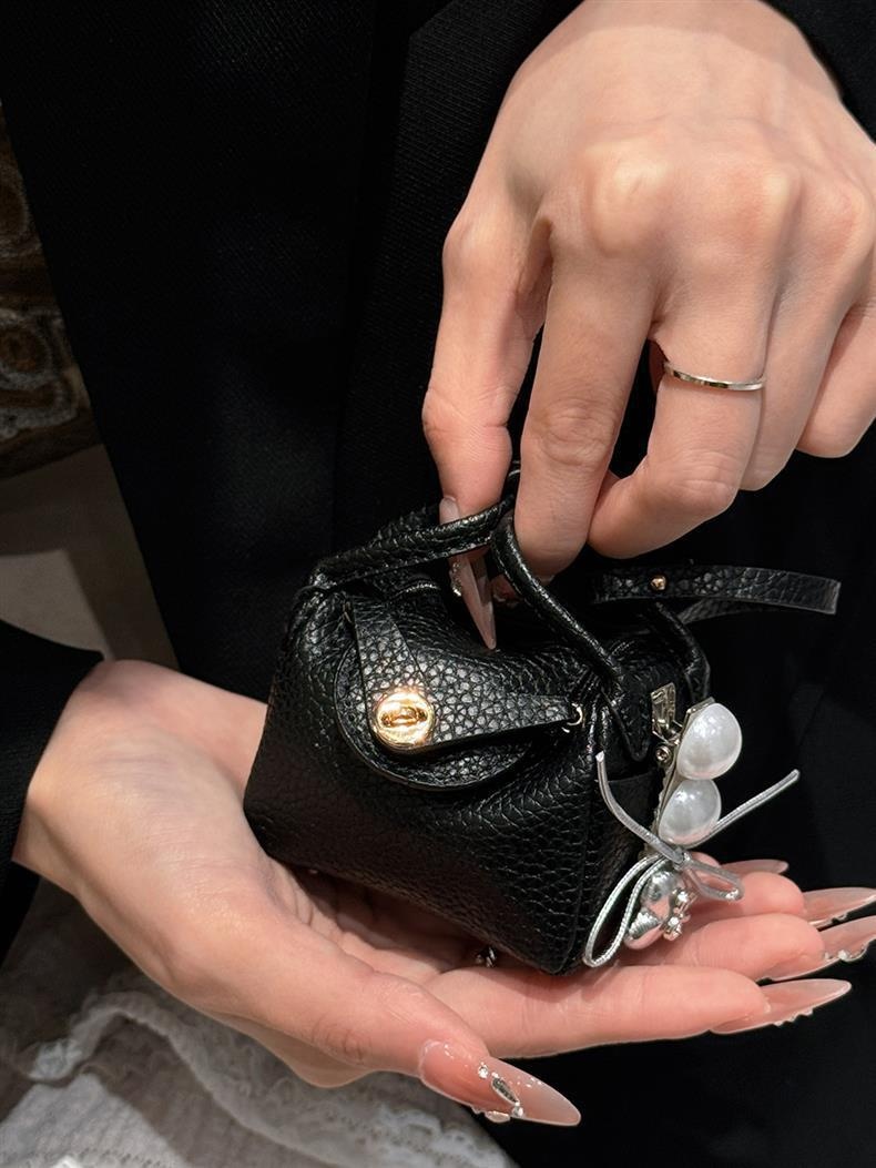 Kreative Mini-Tasche, geeignet als Schutzhülle für AirPods Pro 2 Bluetooth-Kopfhörer, Münzgeldbörse und Autoschlüssel-Zubehör_voghion.com