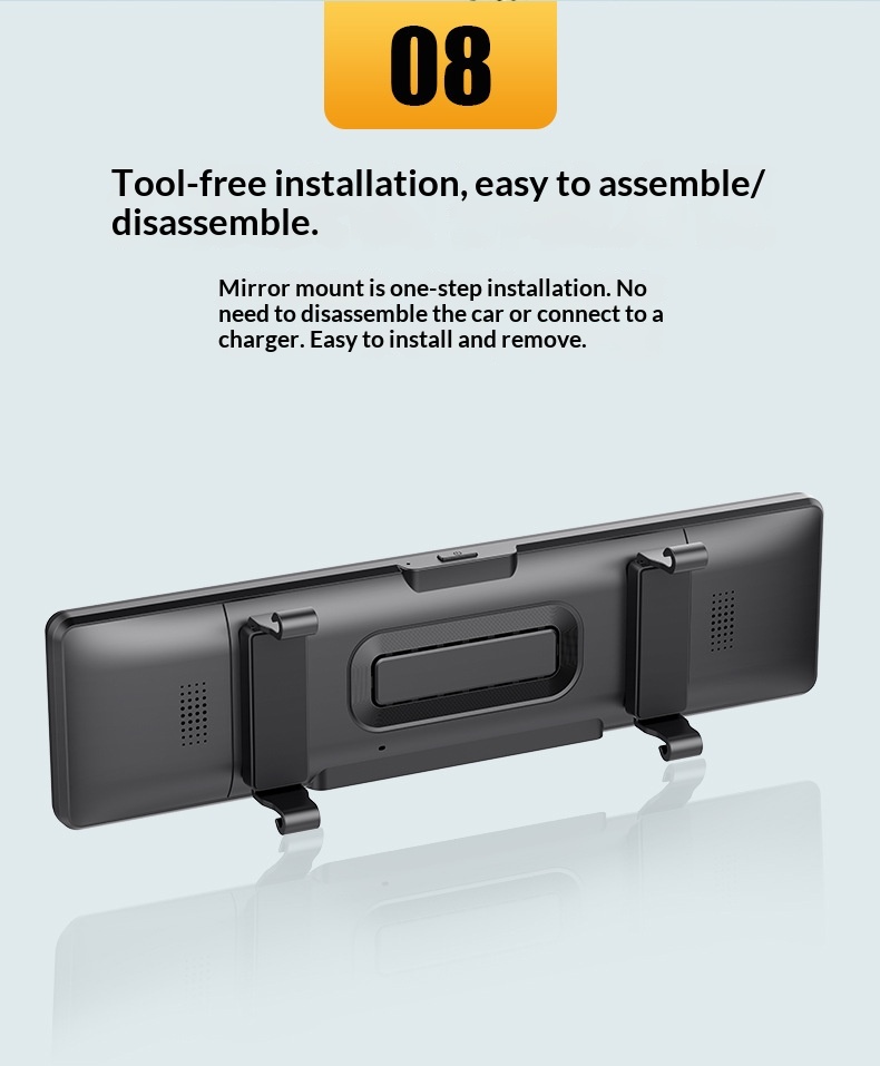 Dashcam 4k Mit Panorama Full Screen Display Wifi Nachtsicht_voghion.com