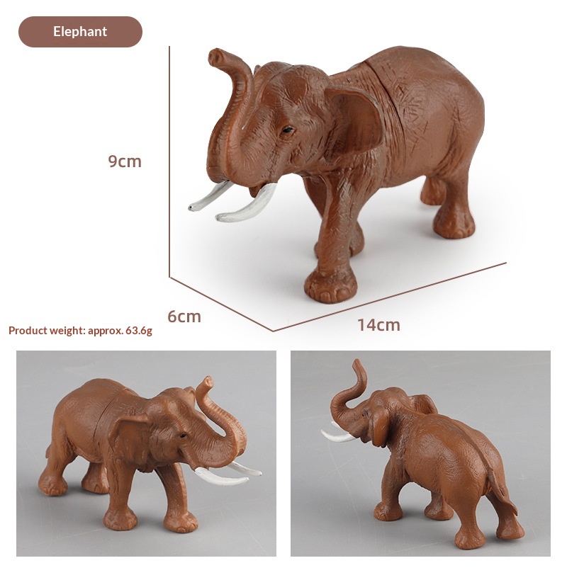 Educational Wildlife Animal Figures Set For Kids Early Learning_voghion.com
