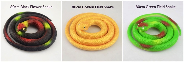Cobra in plastica morbida realistica 80cm giocattolo scherzo_voghion.com