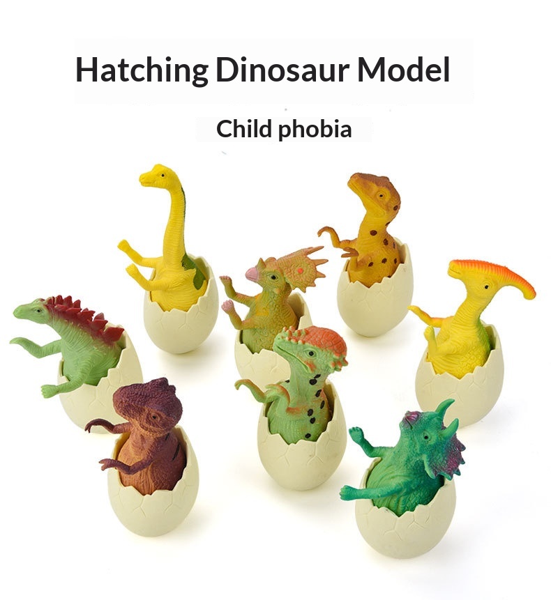 Dinosaur Hatching Egg Toy Set Realistic Jurassic Animal Figures_voghion.com