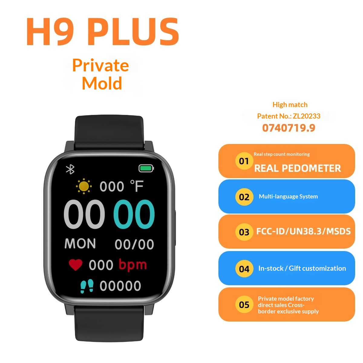 H9 PLUS SMARTWATCH Smartwatch Private Model DIREKT VOM HERSTELLER_voghion.com