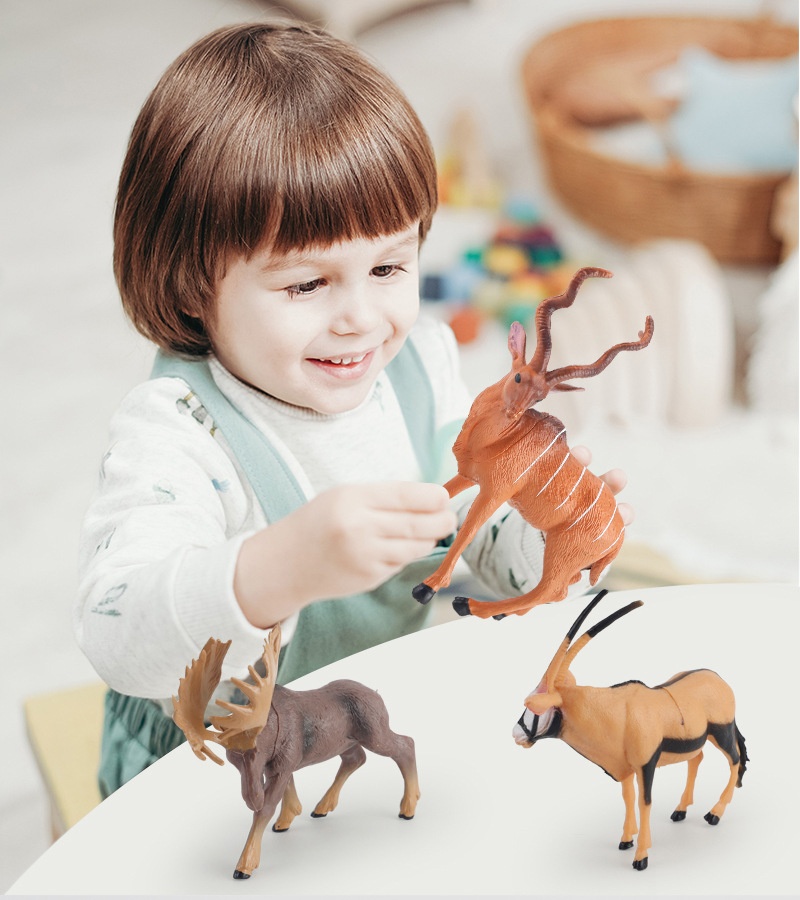 Educational Wildlife Animal Figures Set For Kids Early Learning_voghion.com
