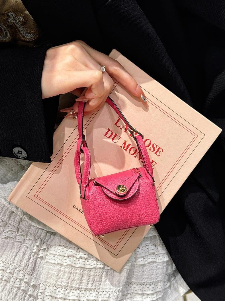 Kreative Mini-Tasche, geeignet als Schutzhülle für AirPods Pro 2 Bluetooth-Kopfhörer, Münzgeldbörse und Autoschlüssel-Zubehör_voghion.com