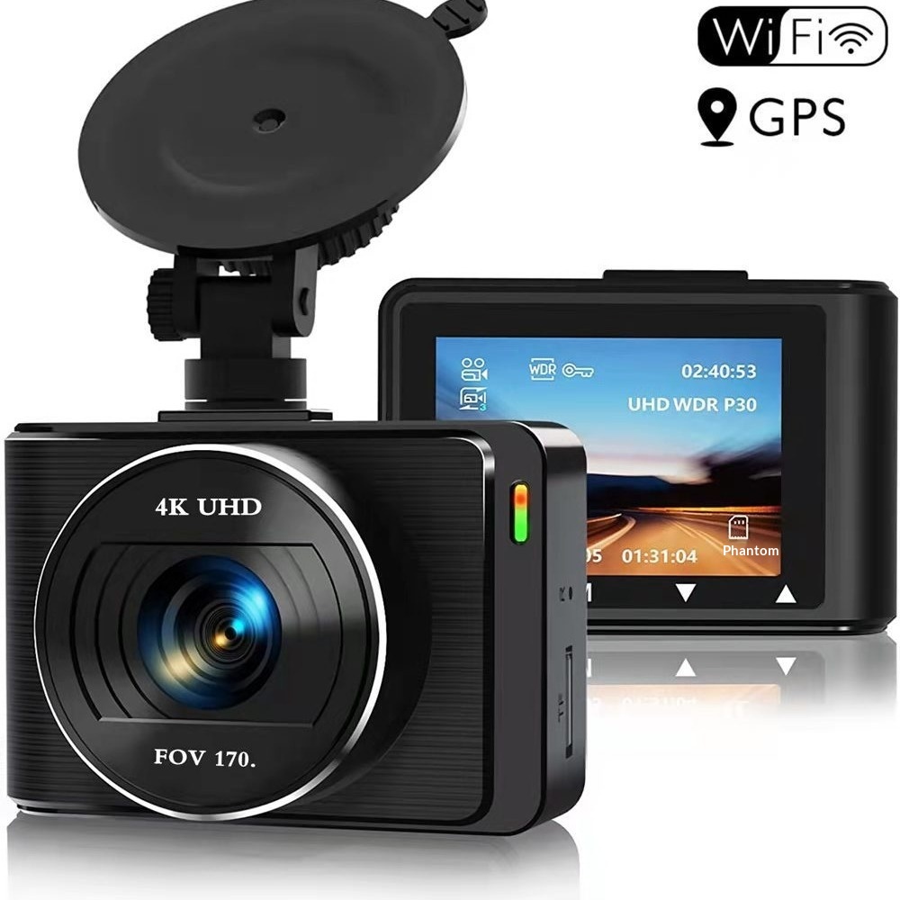 Rechtstreeks van de fabriek verkocht: 4K dual-record wifi privémodel, dashcam met dubbele lens, hoge resolutie en meertalige ondersteuning._voghion.com