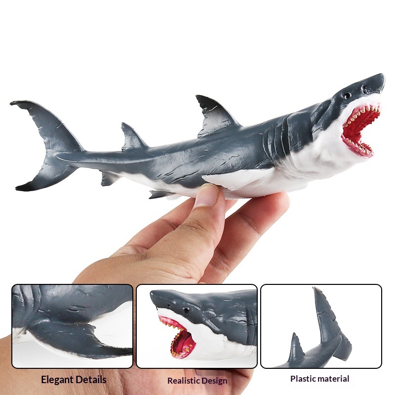 Set animali marini giocattolo squali e creature marine_voghion.com