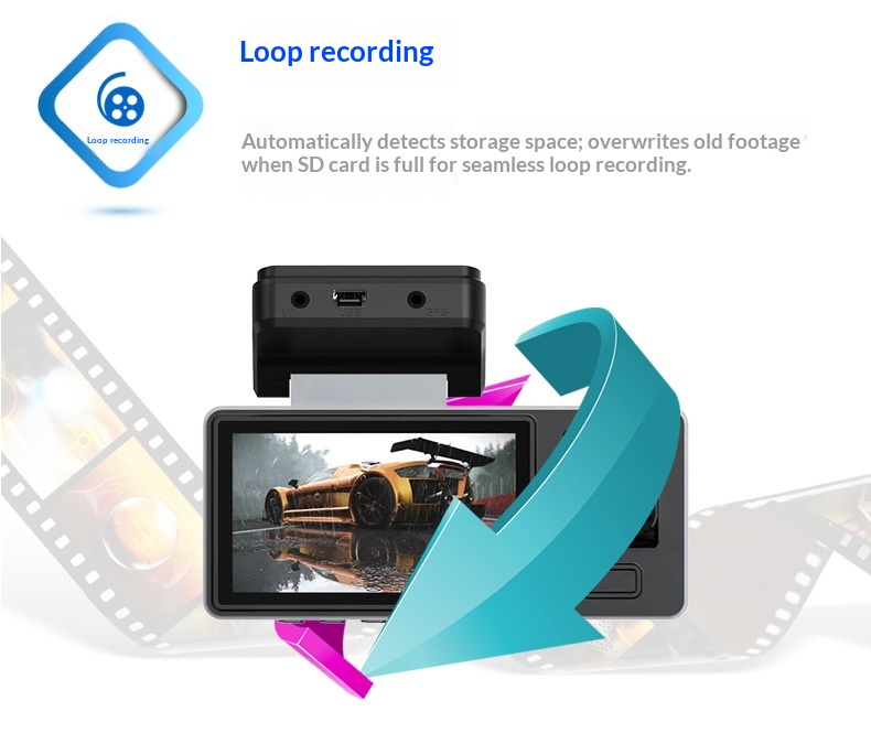 Nowa kamera samochodowa Coss-bode Model A8 z łącznością Wi-Fi, noktowizorem o wysokiej rozdzielczości i obiektywem szerokokątnym_voghion.com